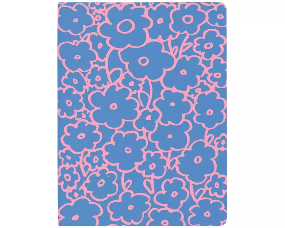 Nuuna Notizbuch Flower power, 16.5 x 22 cm, Punktraster