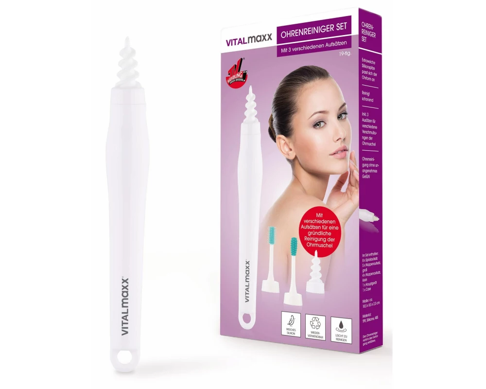 VITALmaxx Ohrenstäbchen Set 18-tlg.