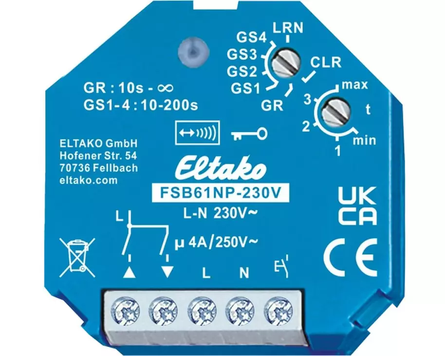 Eltako FSB61NP-230 V Funk, Unterputz