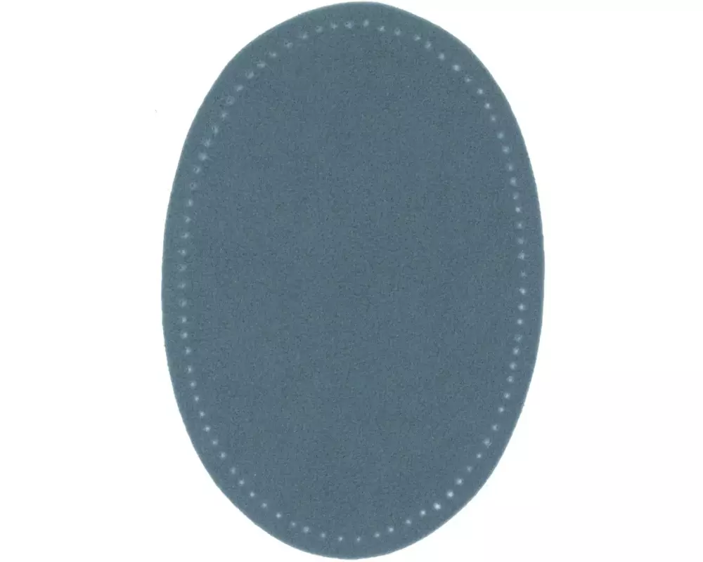 Prym Applikation 9.5 x 14.5 cm Lederimitat, Jeansblau, 2 Stück