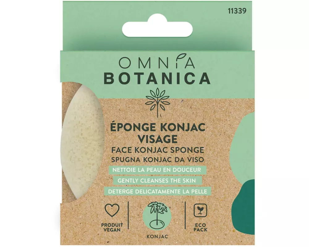 OMNIA BOTANICA Konjac-Gesichtsschwamm 1 Stück
