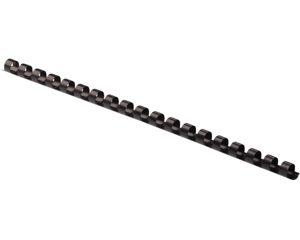 FELLOWES Plastikbinderücken 6mm A4 5345307 schwarz 100 Stück