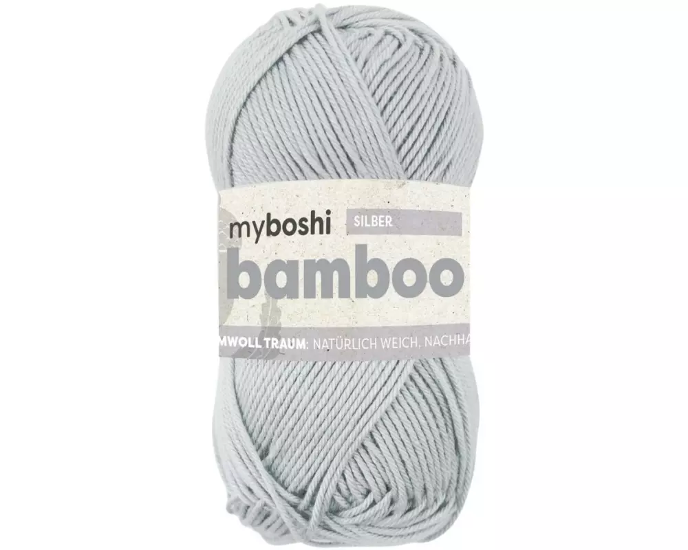 myBoshi Wolle Bamboo silber