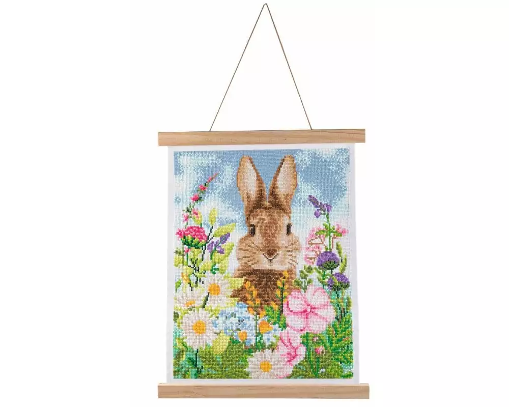 CRAFT Buddy Bastelset Crystal Art Scroll Spring Awakening 35 x 45 cm