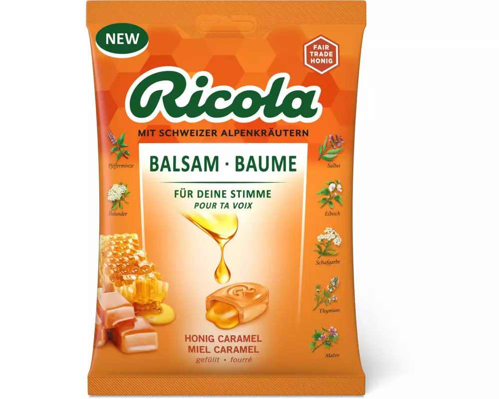 Ricola Bonbons Balsam Honig- Caramel 68 g