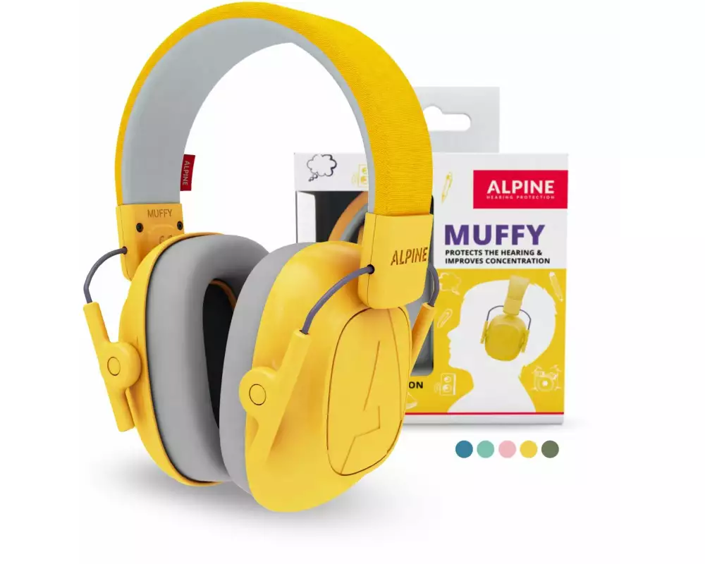 Alpine Gehörschutz Muffy Kids Gelb