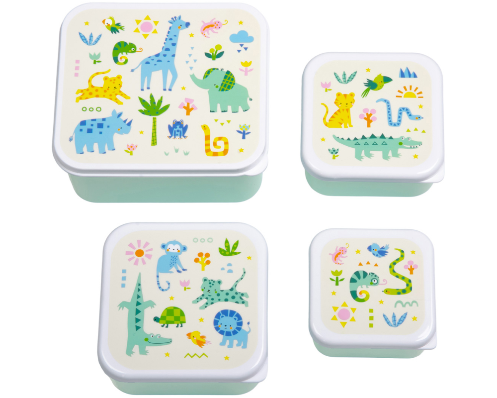ALLC Lunch & Snackbox Set SBSEJUMI87 Jungle