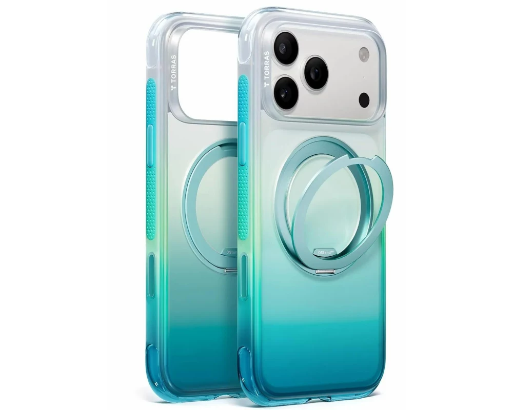 Torras O3 Air Gradient iPhone 18 pro Max, Blue & Green