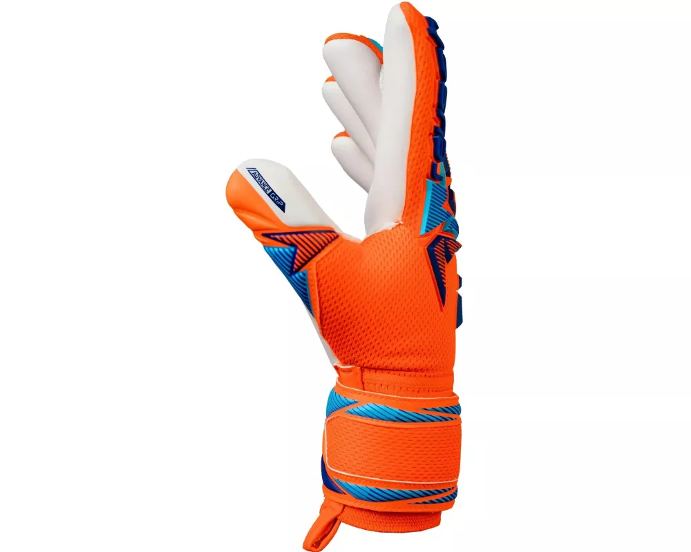 reusch Attrakt Freegel Advance Junior Gr: 6, Shocking Orange/Blau
