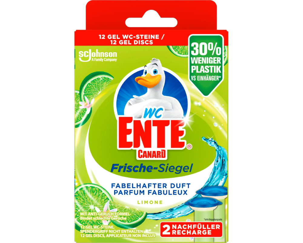 WC-ENTE Fresh Discs 1136382 Lemon, Refill