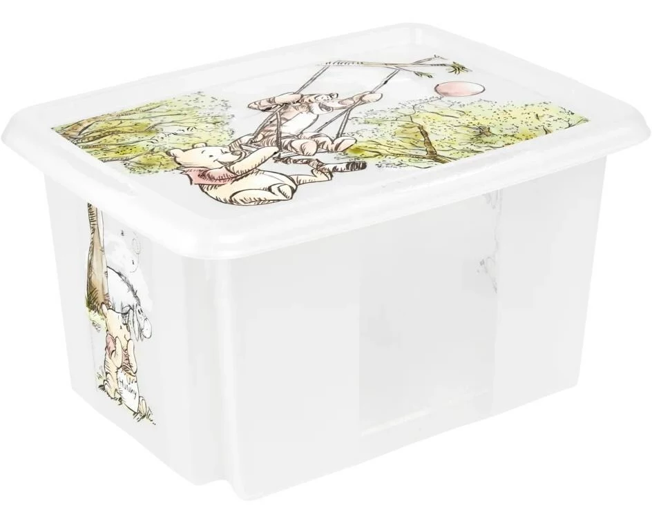 keeeper Karolina Stapelbox mit Deckel Kunststoff Transparent 15 l