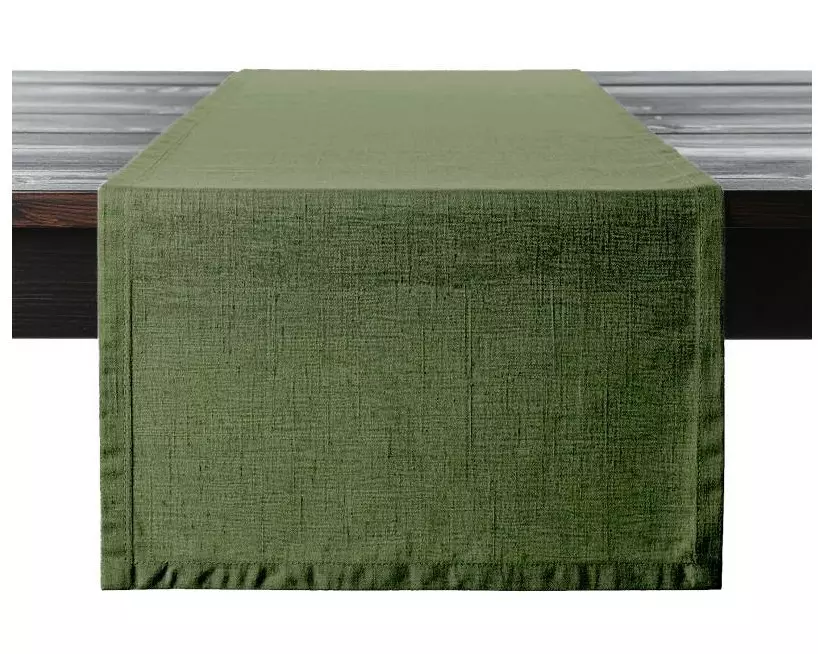 PROFLAX Tischläufer Leinen 50 x 150 cm, Olive