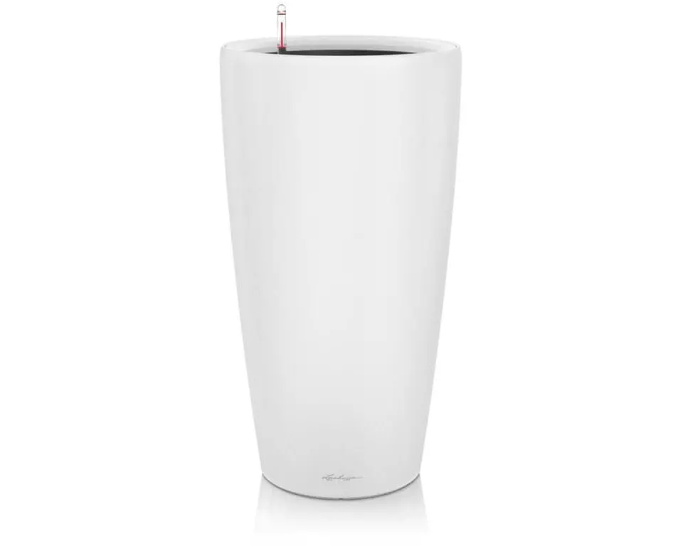 Lechuza RONDO Premium 32 - Komplettset Weiss matt