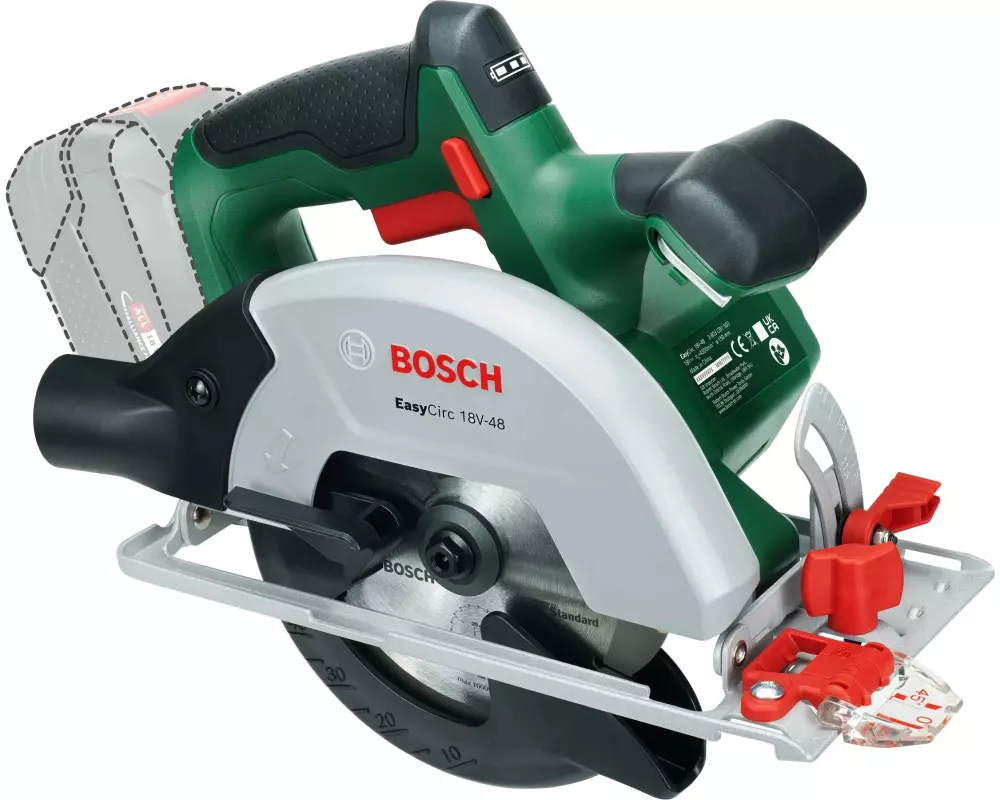 Bosch Akku-Kreissäge EasyCirc 18 V-48 Akku-Kreissäge 18 V