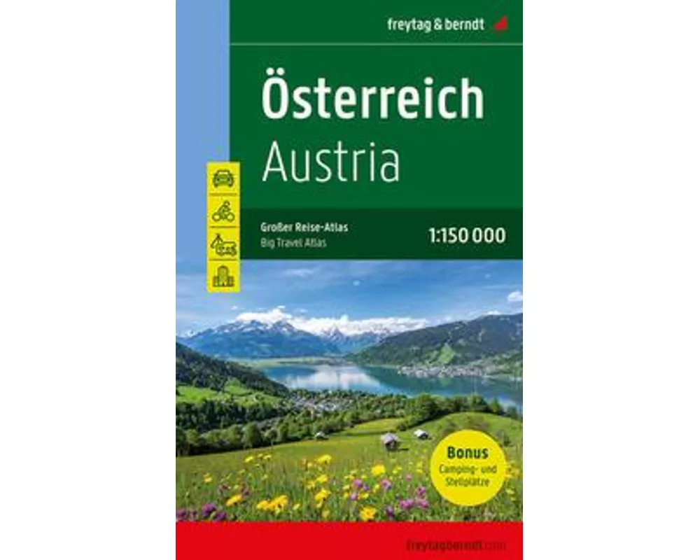 Österreich, Autoatlas 1:150.000, freytag & berndt