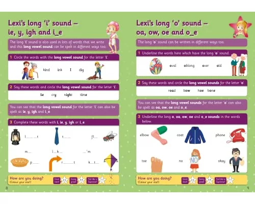 KS1 Spelling Workbook for Ages 6-7 (Year 2) Perfect for learning at home or use in the classroom