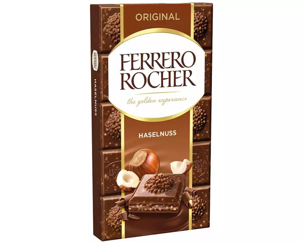 Ferrero Int. Tafelschokolade Original Haselnuss 90 g