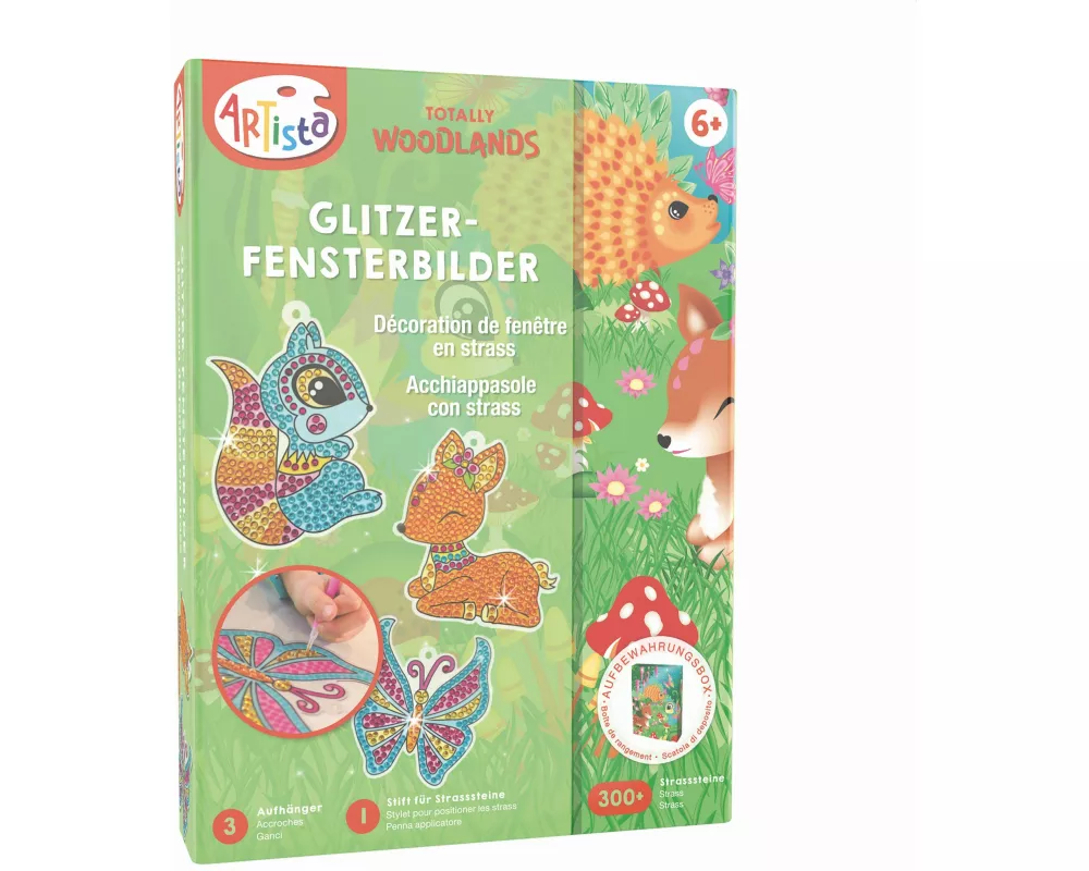 Glitzer-Fensterbilder