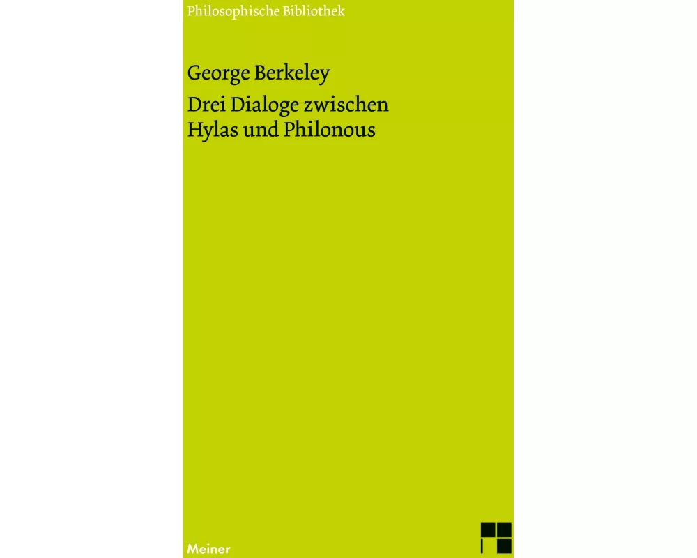 Drei Dialoge zwischen Hylas und Philonous