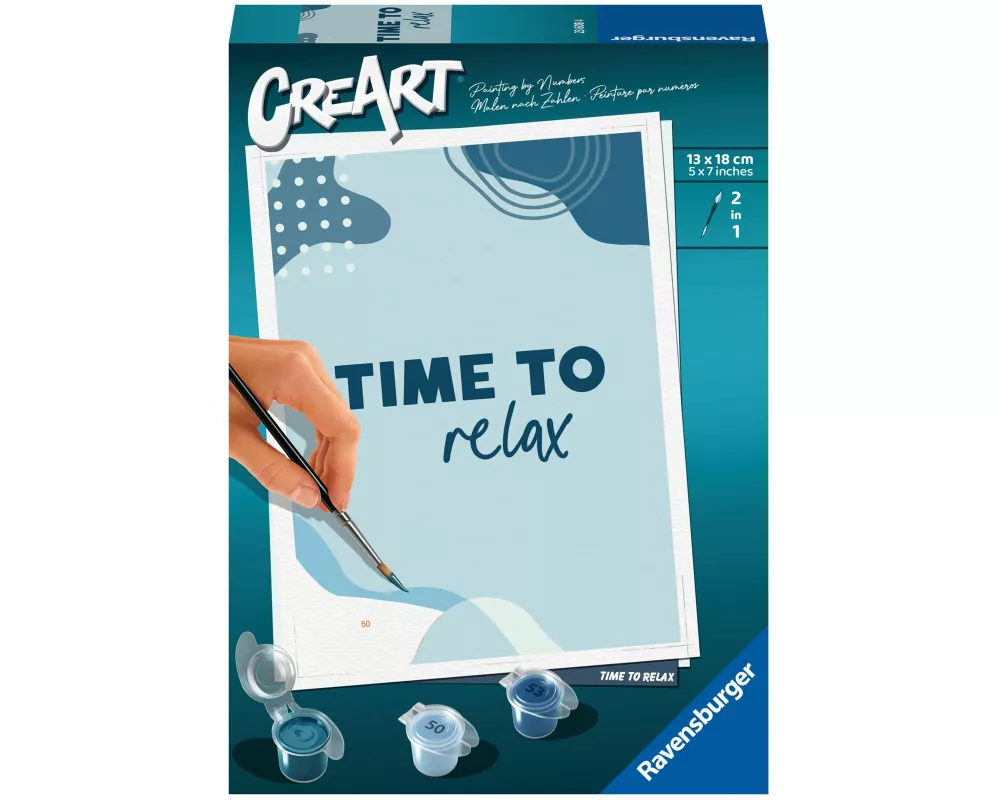 Ravensburger CreArt - Malen nach Zahlen 23608 - Time to relax - ab 12 Jahren