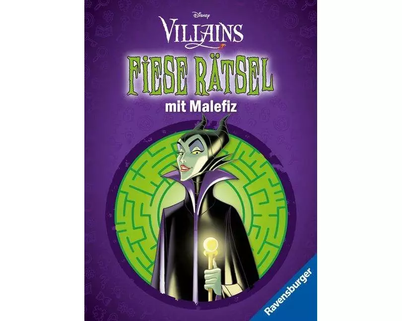 Disney Villains - Fiese Rätsel mit Malefiz