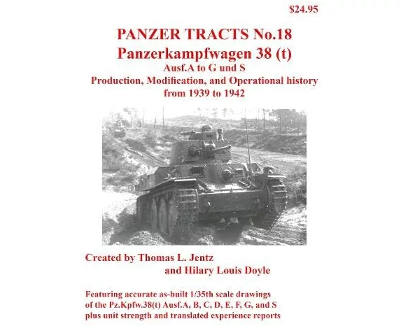 Panzer Tracts No.18: Panzerkampfwagen 38(t)