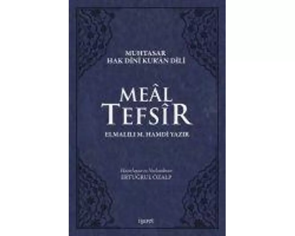 Muhtasar Hak Dini Kuran Dili Meal Tefsir Kücük Boy, Mavi