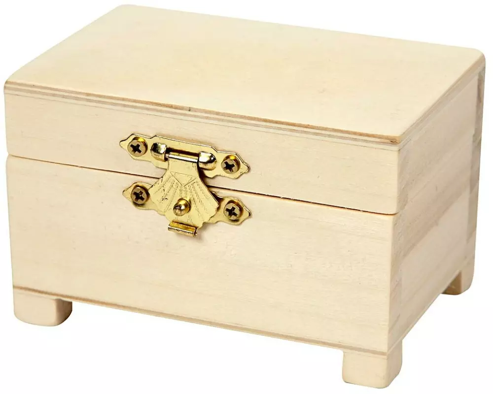 Creativ Company Holzartikel Truhe 1 Stück