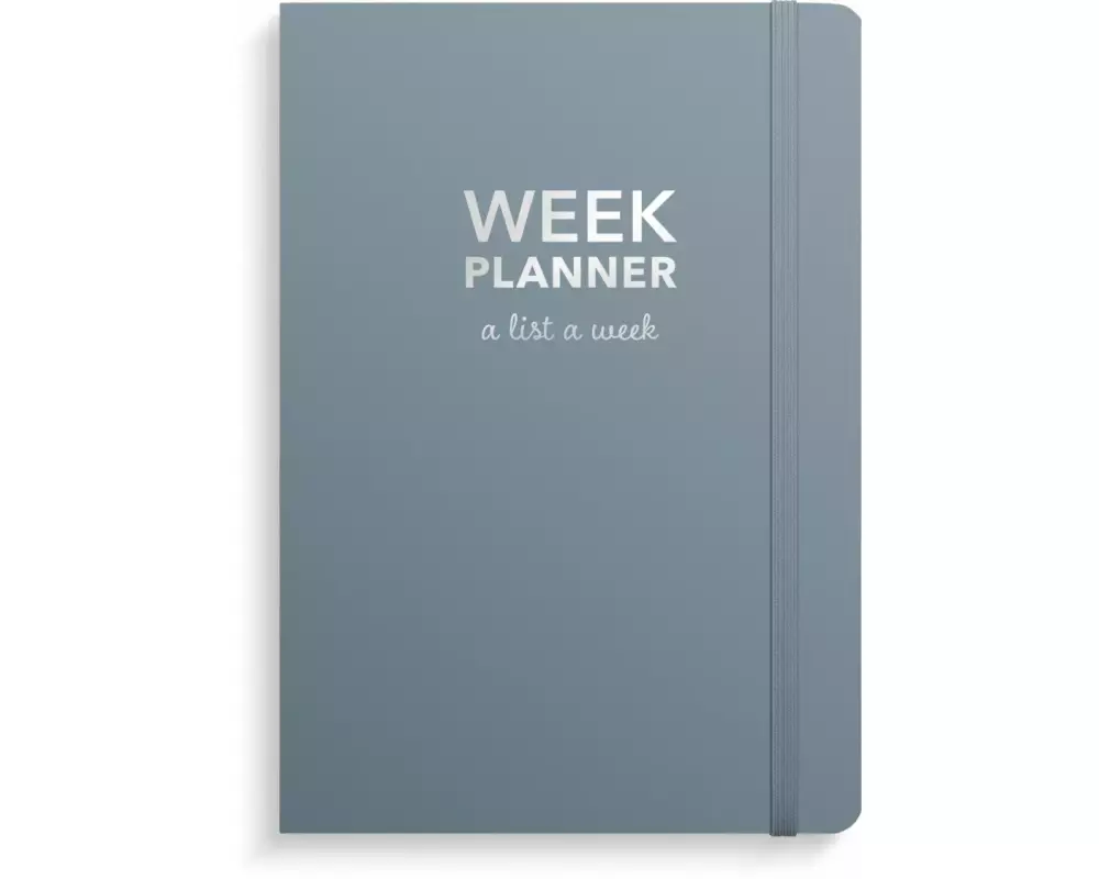 Burde Week Planner undated blue