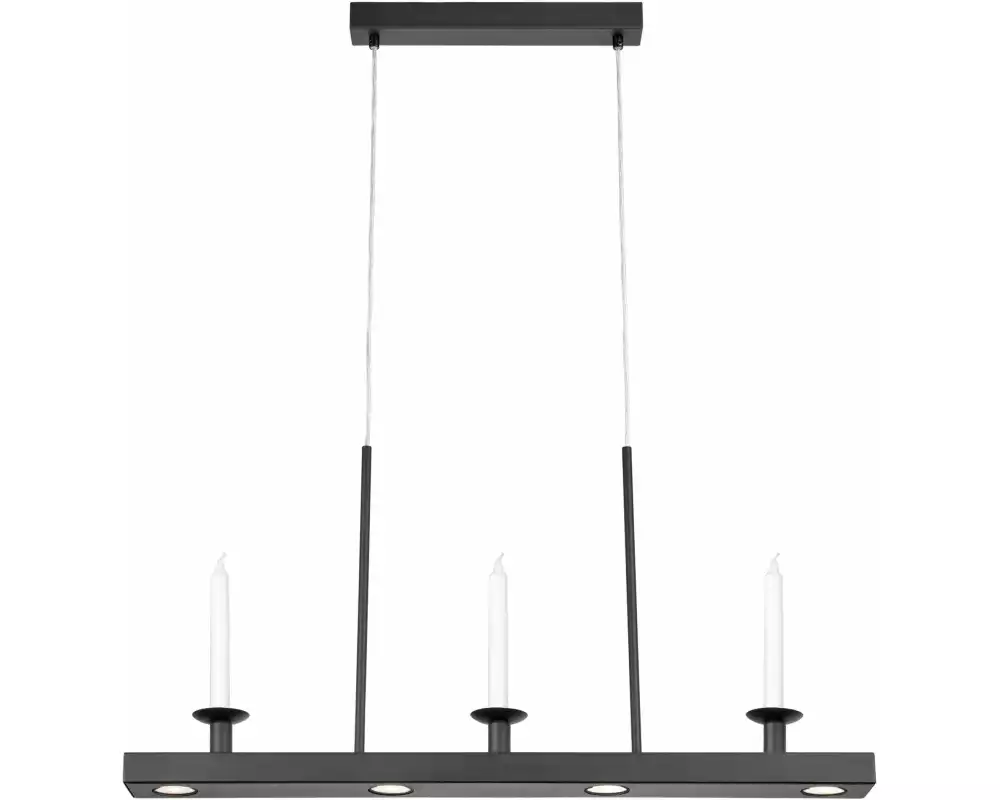 Markslöjd Pendelleuchte DINING 4-flammig Eisen Schwarz