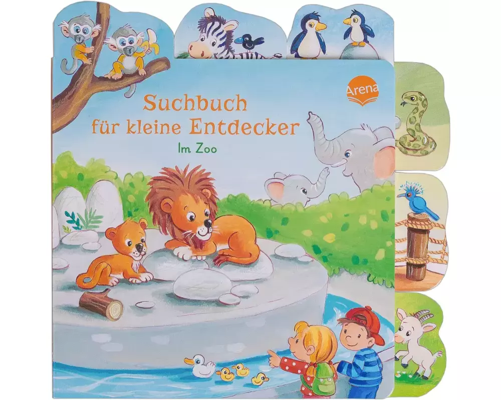 Suchbuch für kleine Entdecker. Im Zoo