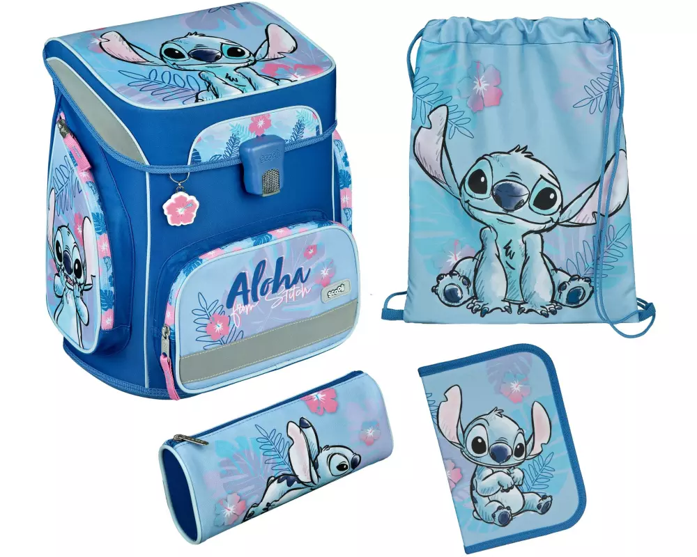 Scooli Schulthek-Set 5-teilig Lilo & Stitch, 18 l