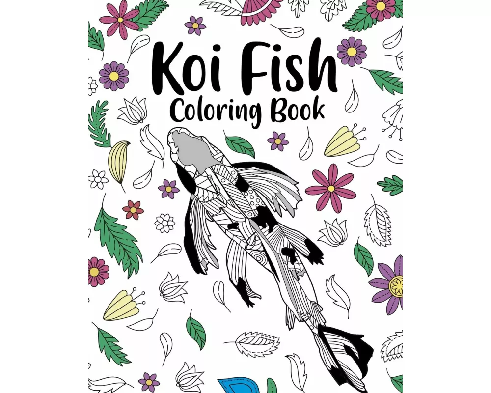 Koi Fish Coloring Book