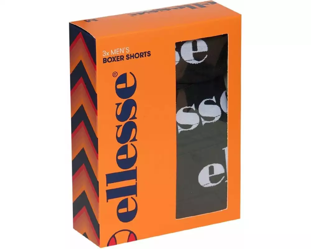 CR7 Boxershorts Ellesse 3 Pack Grösse: L, Farbe: Dunkel