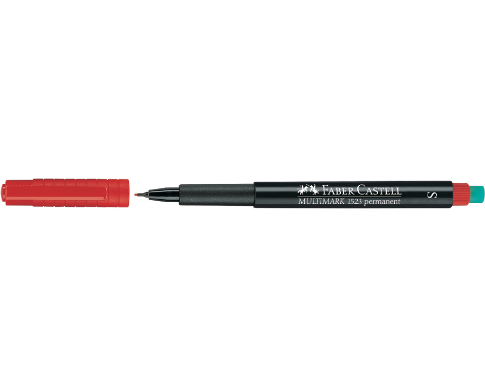 FABER-CASTELL OHP MULTIMARK S 152321 rot perm.