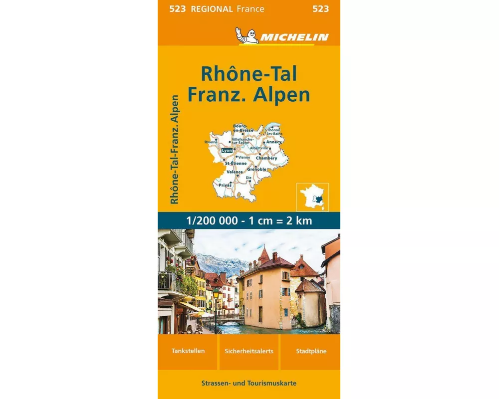 Michelin Rhonetal - Französiche Alpen
