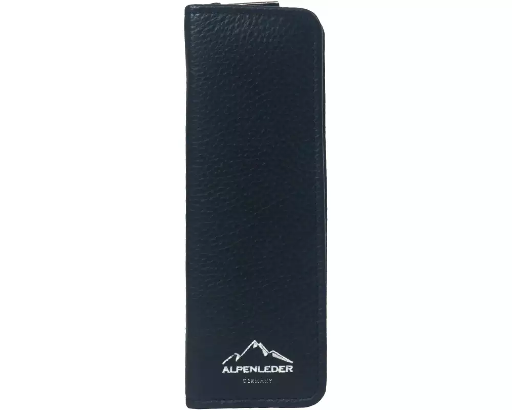 Alpenleder Etui Stiftemäppchen ZWOA Nera Notte