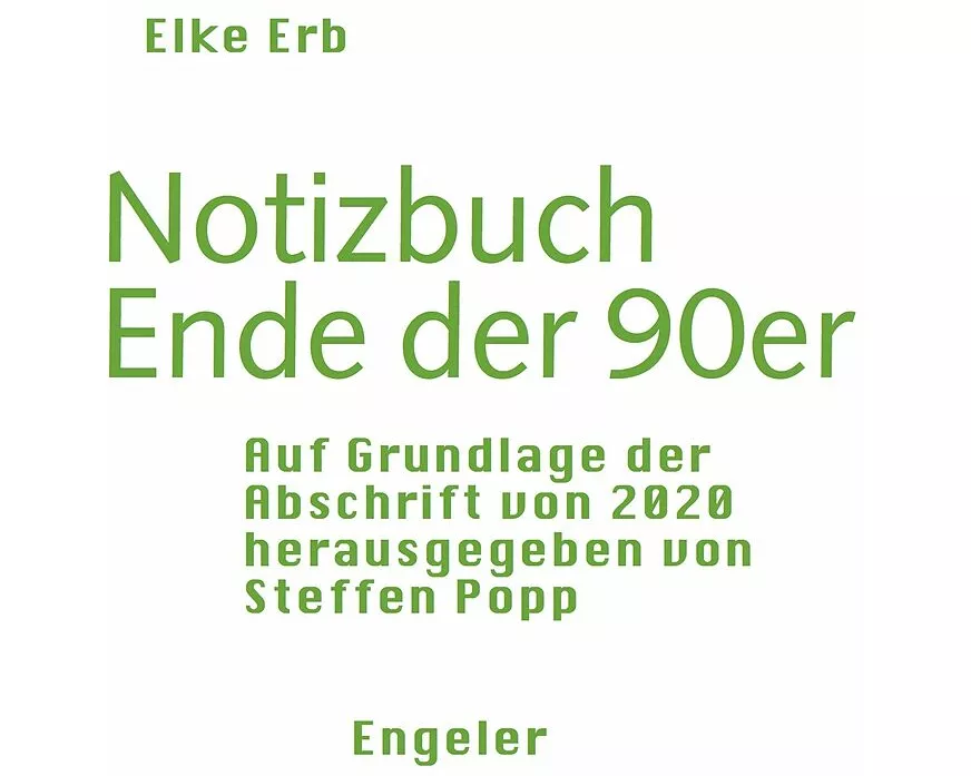Notizbuch Ende der 90er