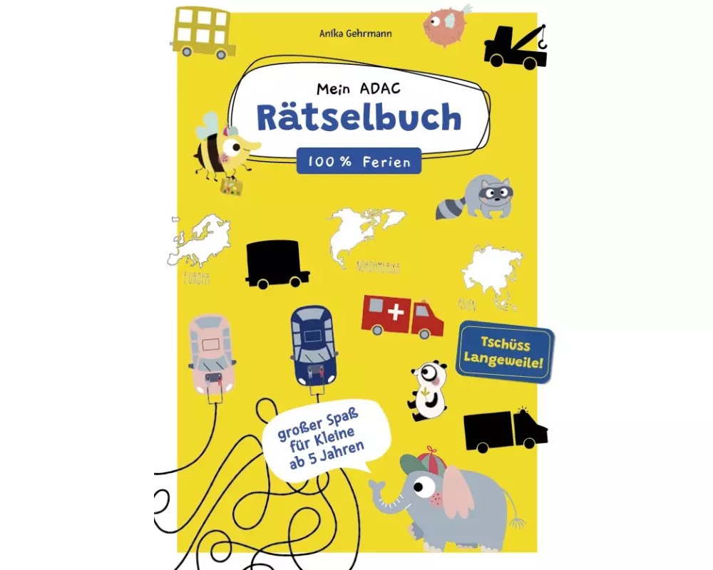 Mein ADAC Rätselbuch - 100% Ferien