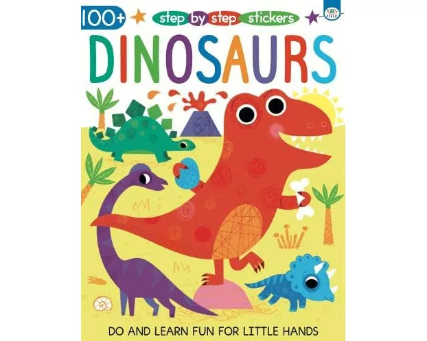 Step by Step Stickers Dinosaurs