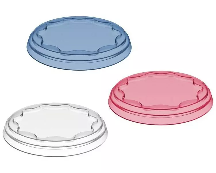 Koziol Frischhalte Abdeckhaube 3 Stück, Mehrfarbig