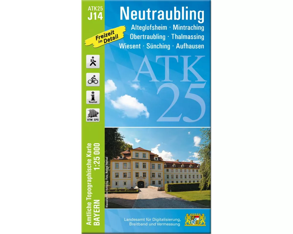 ATK25-J14 Neutraubling (Amtliche Topographische Karte 1:25000)