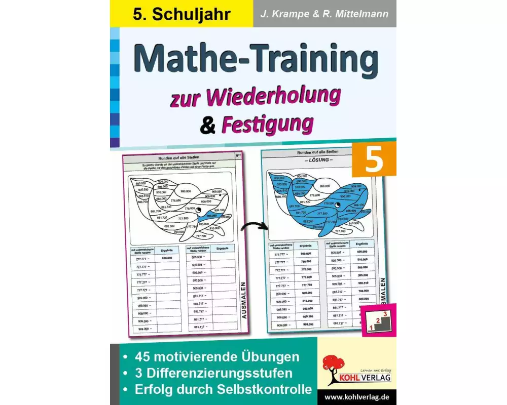 Mathe-Training zur Wiederholung und Festigung / Klasse 5
