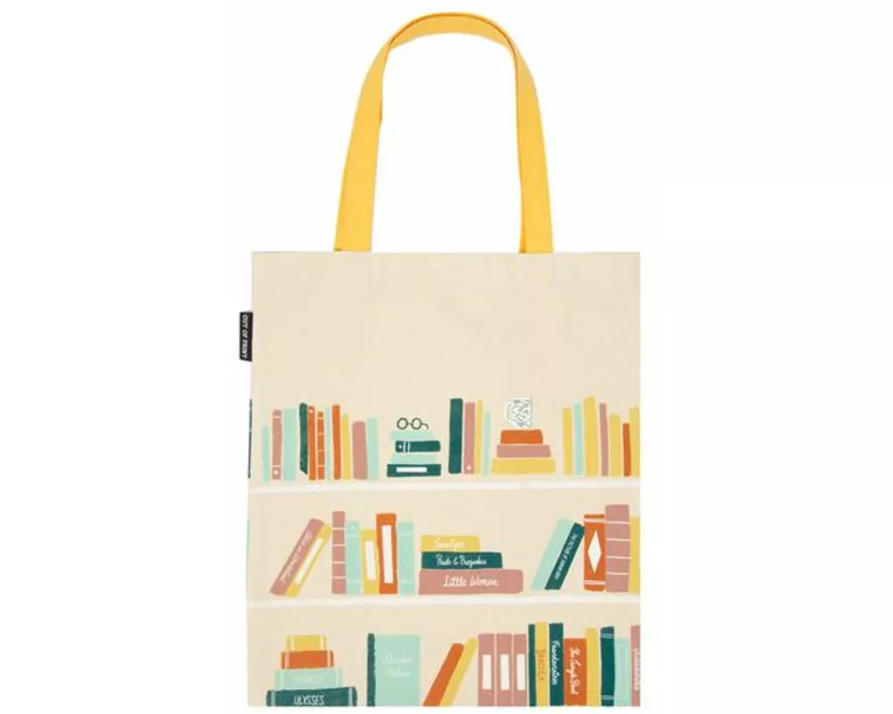 Bookshelf Tote Bag