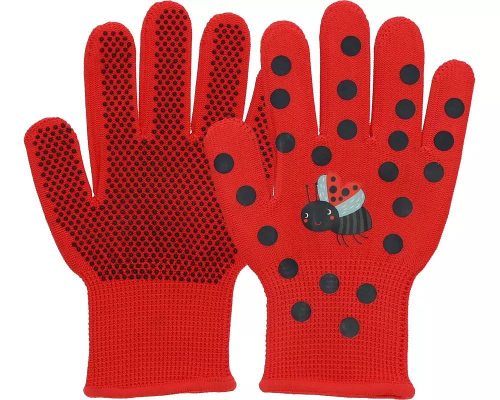Esschert Design Kinder-Gartenhandschuhe Marienkäfer