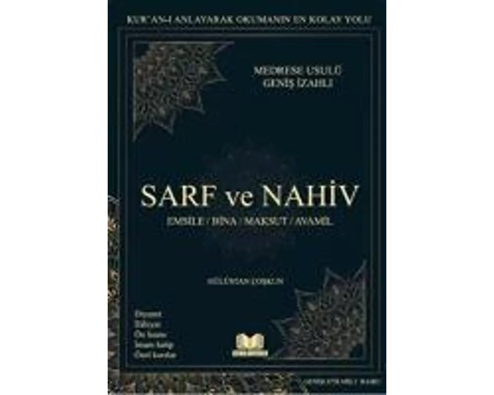 Genis Izahli Sarf ve Nahiv Ciltli