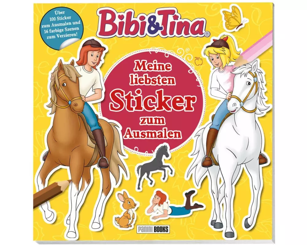 Bibi & Tina: Meine liebsten Sticker zum Ausmalen