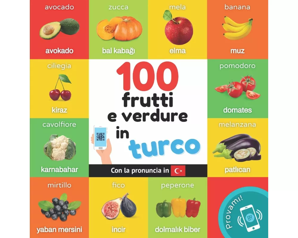 100 frutti e verdure in turco