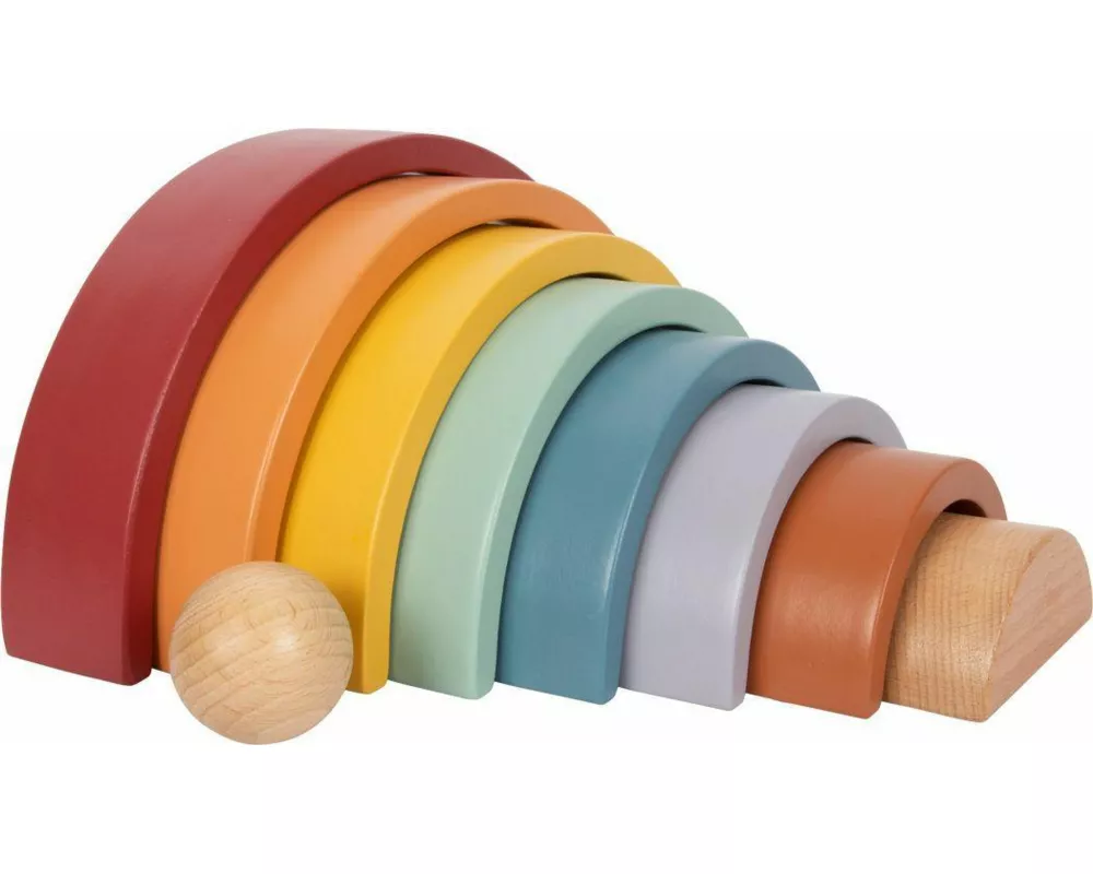 Holzbausteine Regenbogen "Safari"