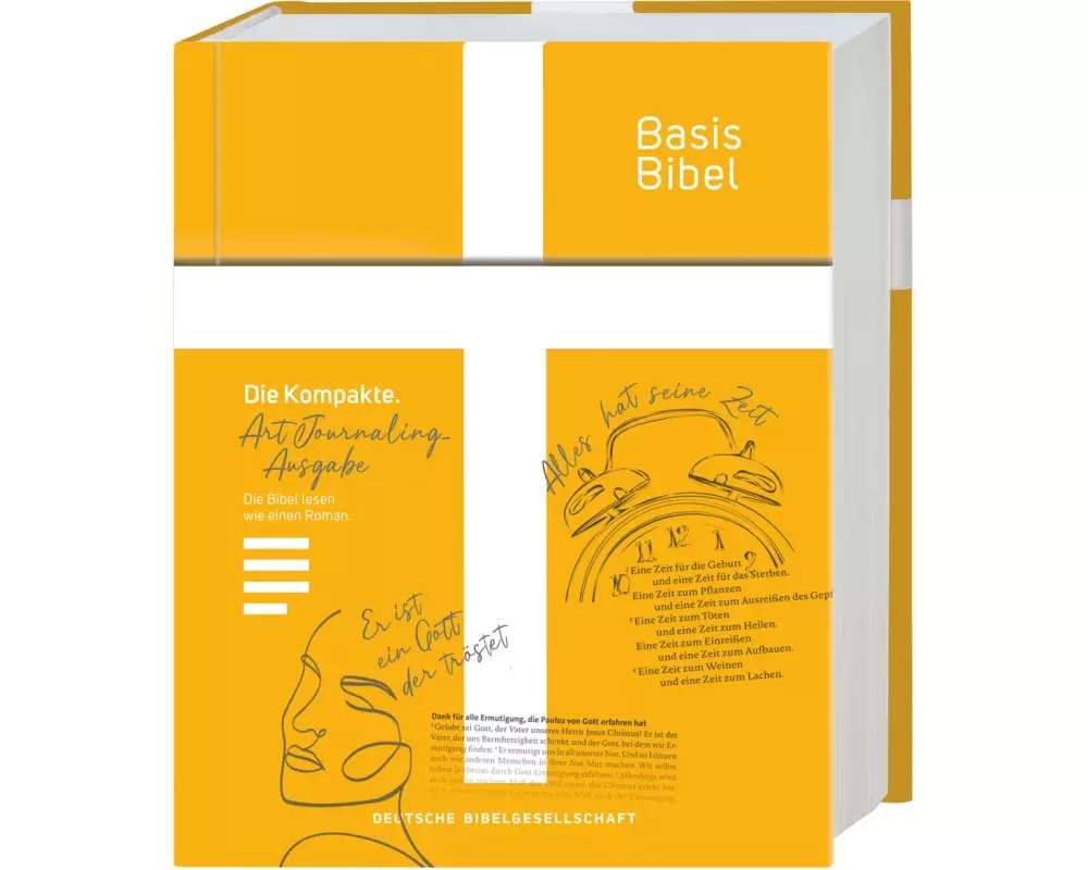 Basisbibel. Die Kompakte. Art Journaling Kreativedition zum künstlerischen Selbstgestalten. Kreative Bibelarbeit: moderne Bibelübersetzung mit Schreib